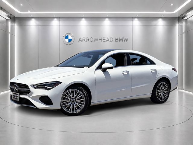 Polar White 2025 Mercedes-Benz CLA Coupe Front-Wheel Drive 8-Speed Dual Clutch