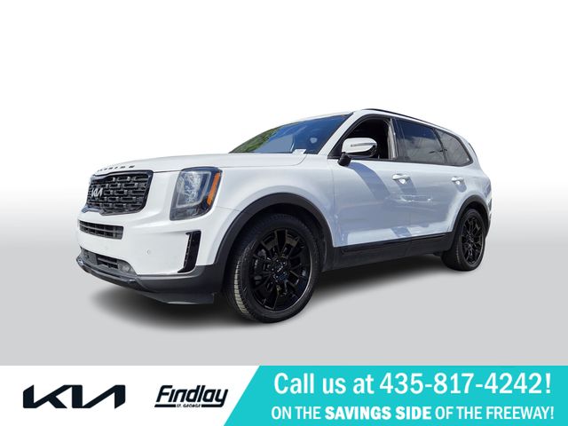 Glacial White Pearl 2022 Kia Telluride SX AWD SUV / Crossover All-Wheel Drive 8-Speed Automatic