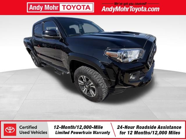 Midnight Black 2019 Toyota Tacoma TRD Sport Double Cab 4WD Pickup Truck Four-Wheel Drive 6-Speed Automatic