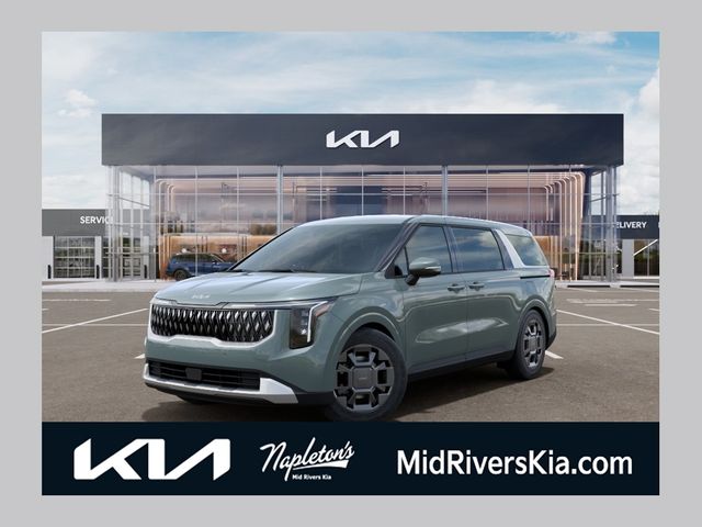 Green 2027 Kia Carnival Hybrid Minivan Front-Wheel Drive 6-Speed Automatic