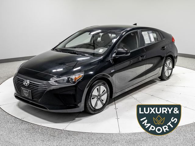 Black Noir Pearl 2018 Hyundai Ioniq Hybrid Hatchback Front-Wheel Drive 6-Speed Dual Clutch
