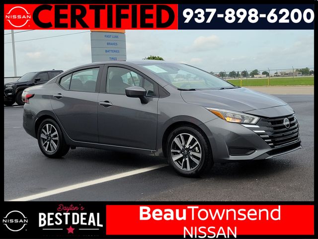 Gray (Gun Metallic) 2025 Nissan Versa Sedan Front-Wheel Drive Continuously Variable Transmission