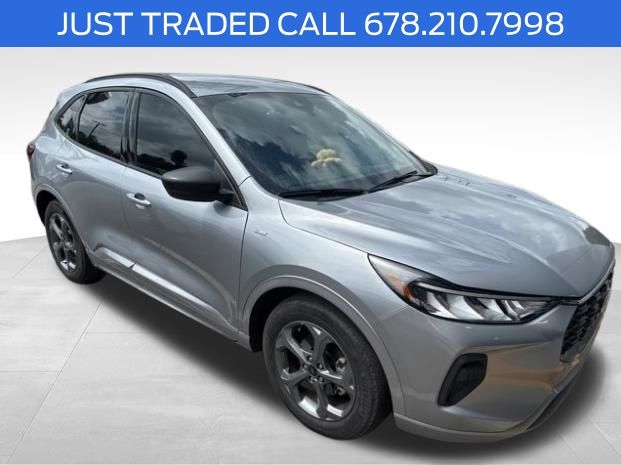 Iconic Silver Metallic 2023 Ford Escape ST-Line FWD SUV / Crossover Front-Wheel Drive 8-Speed Automatic