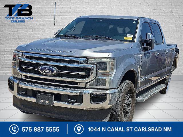 Silver Metallic 2022 Ford F-350 Super Duty Pickup Truck Four-Wheel Drive Automatic