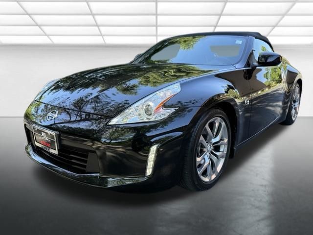 Gray (Magnetic Black Metallic) 2014 Nissan 370Z Roadster Touring Convertible Rear-Wheel Drive 7-Speed Automatic