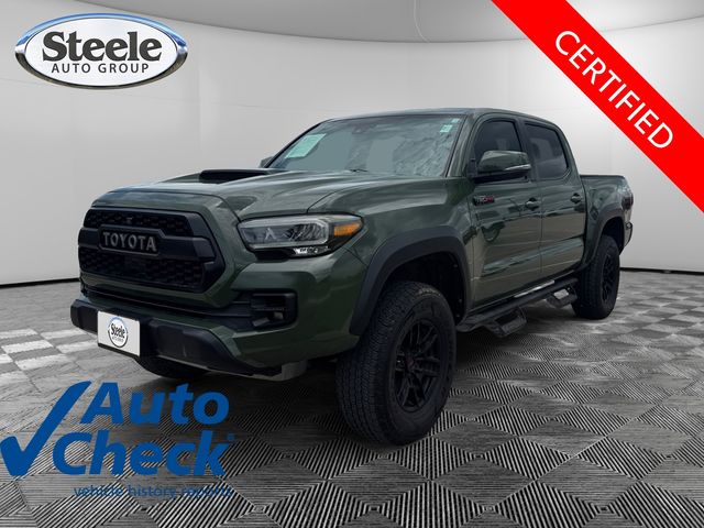 Army Green 2020 Toyota Tacoma Pickup Truck Four-Wheel Drive 6-Speed Manual
