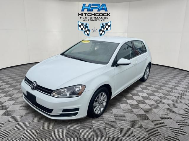 Pure White 2016 Volkswagen Golf Hatchback Front-Wheel Drive 6-Speed Automatic