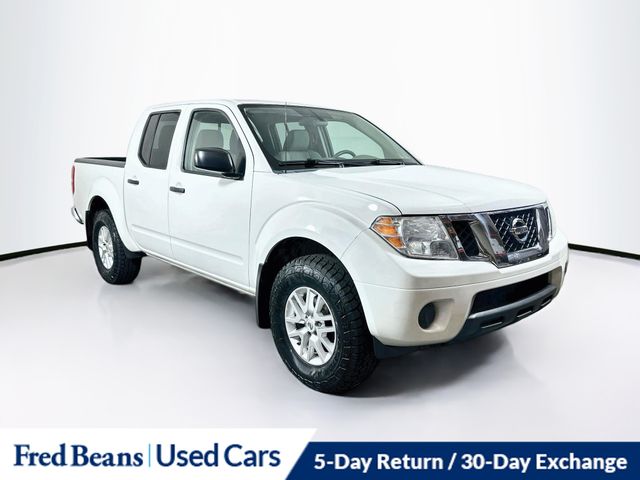 Glacier White 2019 Nissan Frontier Pickup Truck Four-Wheel Drive 5-Speed Automatic Overdrive