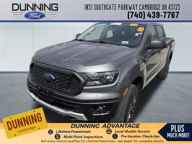 Carbonized Gray Metallic 2021 Ford Ranger XLT SuperCrew 4WD Pickup Truck Four-Wheel Drive Automatic