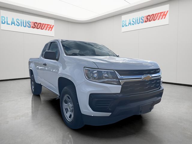 Summit White 2022 Chevrolet Colorado Work Truck Extended Cab RWD Pickup Truck 4X2 6-Speed Automatic