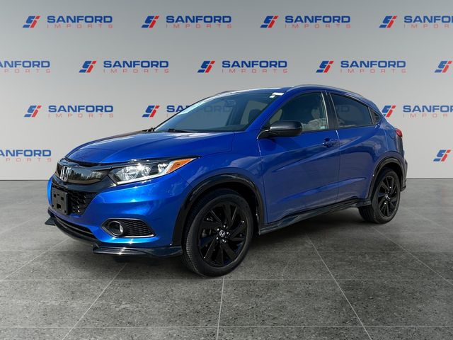Blue 2021 Honda HR-V Sport FWD SUV / Crossover Front-Wheel Drive Continuously Variable Transmission