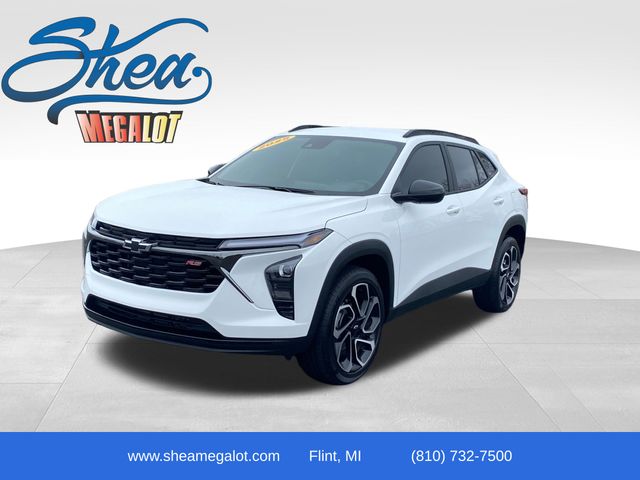 Summit White 2025 Chevrolet Trax RS with 2RS FWD SUV / Crossover Front-Wheel Drive 6-Speed Automatic