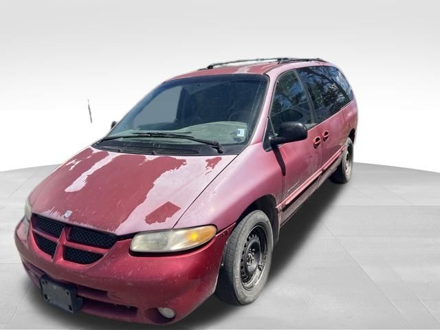 Red 1999 Dodge Grand Caravan Minivan Front-Wheel Drive 4-Speed Automatic