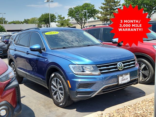 Blue 2018 Volkswagen Tiguan SUV / Crossover  8-Speed Automatic