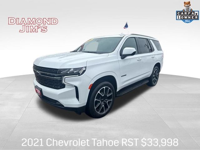 Summit White 2021 Chevrolet Tahoe RST 4WD SUV / Crossover Four-Wheel Drive Automatic
