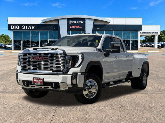 2025 GMC Sierra 3500HD Denali White at Big Star Buick GMC