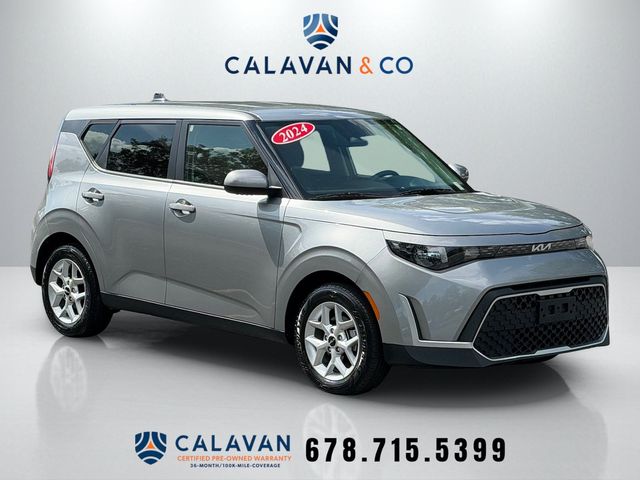 Steel Gray 2024 Kia Soul SUV / Crossover Front-Wheel Drive Continuously Variable Transmission