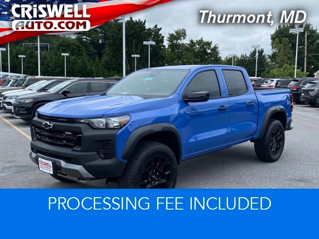 Blue Metallic 2026 Chevrolet Colorado Pickup Truck Four-Wheel Drive 8-Speed Automatic