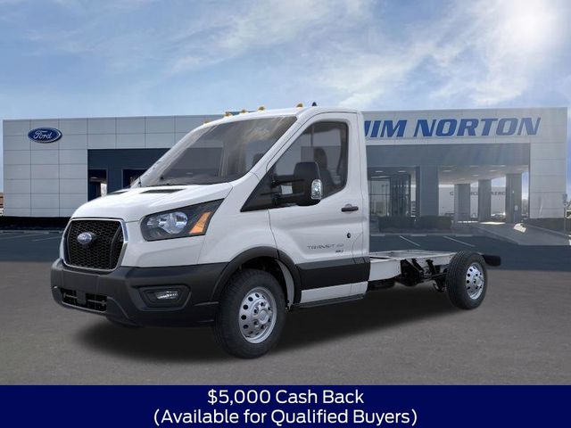 Oxford White 2025 Ford Transit Chassis Van All-Wheel Drive