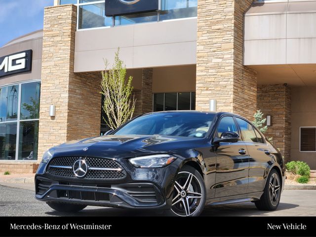 Black 2026 Mercedes-Benz C-Class C 300 4MATIC Sedan All-Wheel Drive 9-Speed Automatic