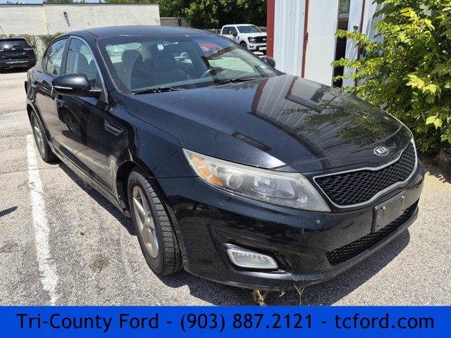 Ebony Black 2015 Kia Optima Sedan Front-Wheel Drive 6-Speed Automatic