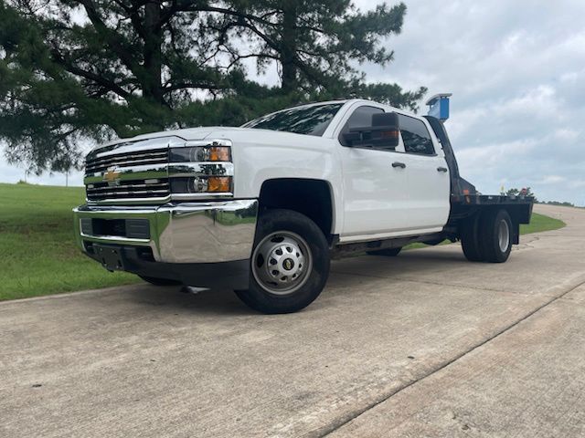Summit White 2016 Chevrolet Silverado 3500HD Work Truck Crew Cab LB DRW 4WD Pickup Truck Four-Wheel Drive 6-Speed Automatic Overdrive