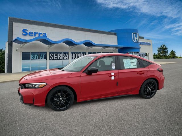 Rallye Red 2026 Honda Civic Hatchback Hatchback Front-Wheel Drive Continuously Variable Transmission