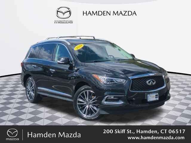 Black Obsidian 2019 INFINITI QX60 Luxe AWD SUV / Crossover All-Wheel Drive Continuously Variable Transmission
