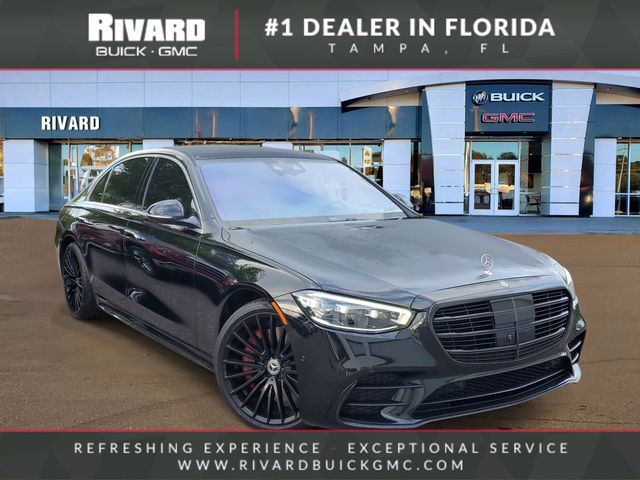 Black 2022 Mercedes-Benz S-Class S 500 4MATIC AWD Sedan All-Wheel Drive 9-Speed Automatic