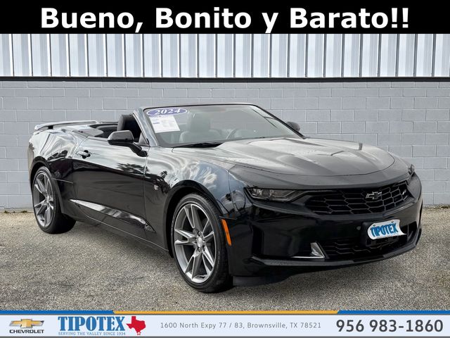 Black 2024 Chevrolet Camaro 2LT Convertible RWD Convertible Rear-Wheel Drive Automatic