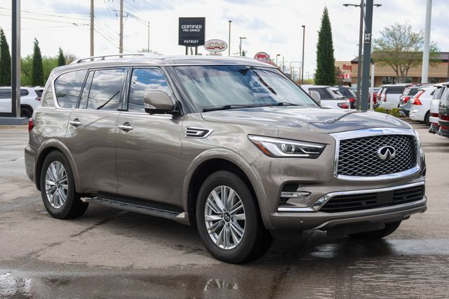 Smoky Quartz 2018 INFINITI QX80 4WD SUV / Crossover All-Wheel Drive 7-Speed Automatic