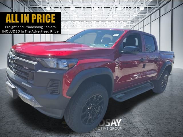 Radiant Red Tintcoat 2026 Chevrolet Colorado Trail Boss Crew Cab 4WD Pickup Truck Four-Wheel Drive 8-Speed Automatic