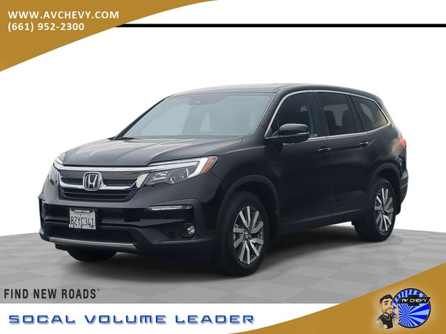 Crystal Black Pearl 2022 Honda Pilot EX-L FWD SUV / Crossover Front-Wheel Drive 9-Speed Automatic