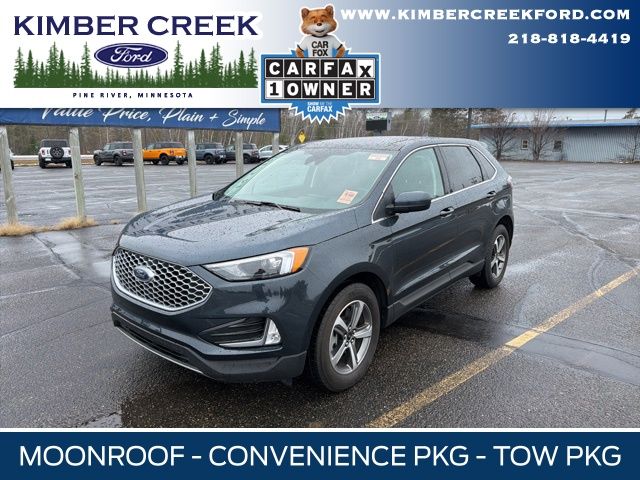 Stone Blue Metallic 2023 Ford Edge SEL AWD SUV / Crossover All-Wheel Drive 8-Speed Automatic