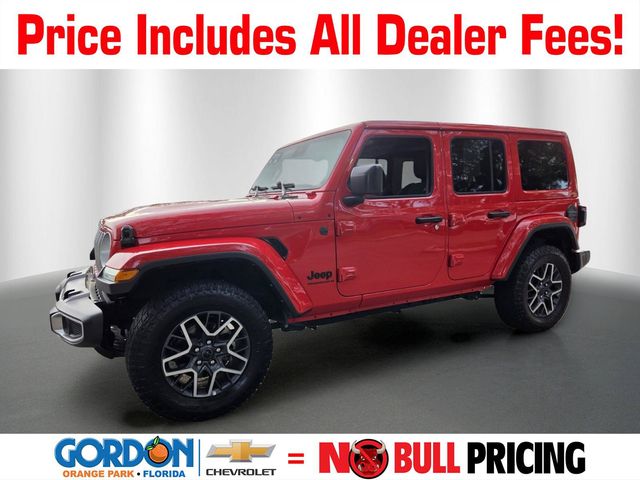Firecracker Red Clearcoat 2025 Jeep Wrangler SUV / Crossover Four-Wheel Drive 8-Speed Automatic