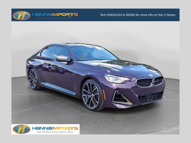 Thundernight Metallic 2023 BMW 2 Series Coupe All-Wheel Drive 8-Speed Automatic
