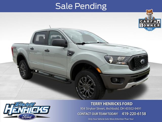 Cactus Gray 2021 Ford Ranger Pickup Truck Four-Wheel Drive Automatic