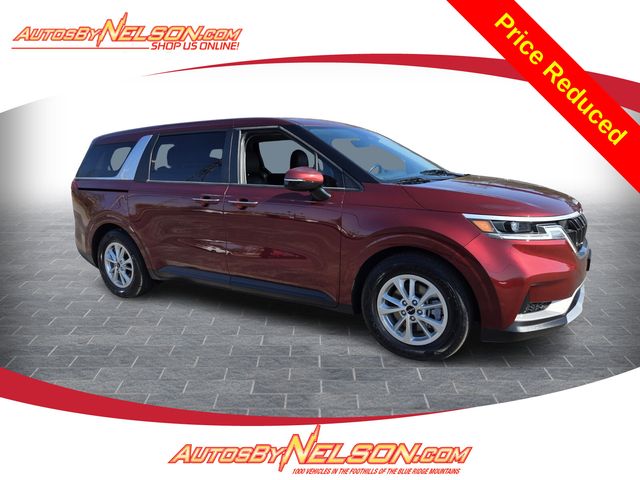 Flare Red 2024 Kia Carnival Minivan Front-Wheel Drive 8-Speed Automatic