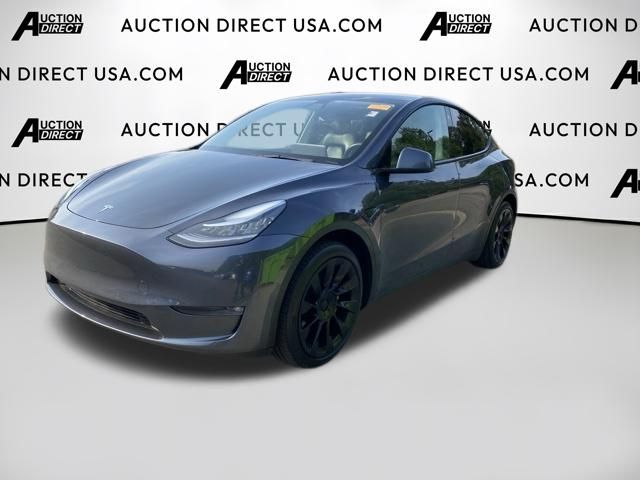 Gray 2021 Tesla Model Y SUV / Crossover All-Wheel Drive 1-Speed Automatic