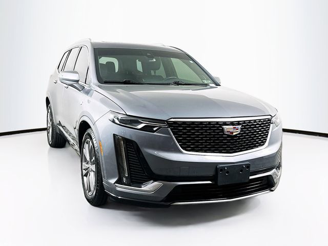 Gray (Satin Steel Metallic) 2022 Cadillac XT6 Premium Luxury AWD SUV / Crossover Four-Wheel Drive 9-Speed Automatic