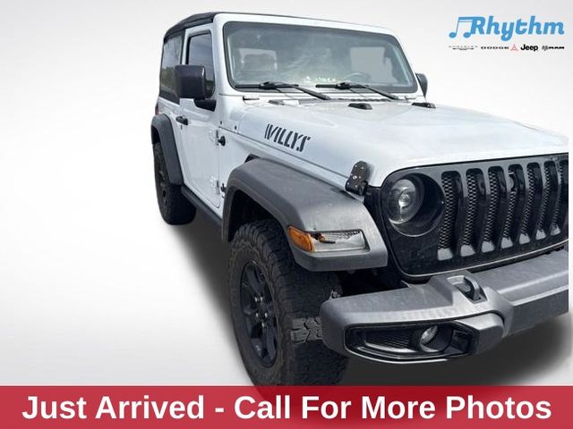 Bright White Clearcoat 2021 Jeep Wrangler SUV / Crossover Four-Wheel Drive 8-Speed Automatic