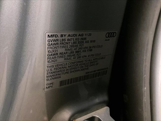 2024 Audi Q8 55 Premium Silver at Audi Porsche Sewickley