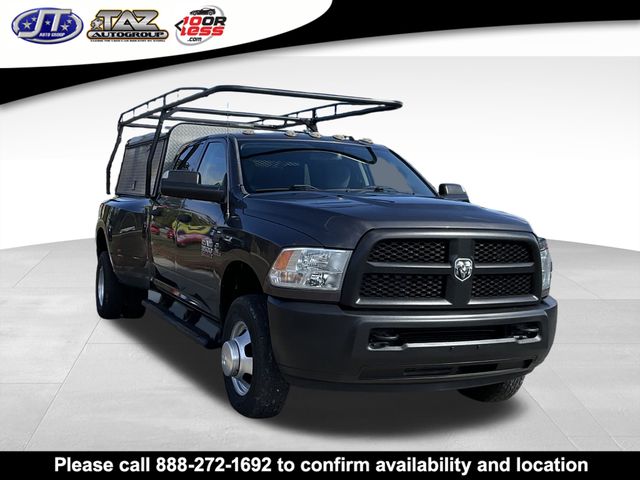 Gray (Granite Crystal Metallic Clearcoat) 2016 RAM 3500 Tradesman Crew Cab LB DRW 4WD Pickup Truck Four-Wheel Drive 6-Speed Automatic