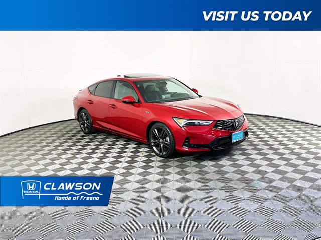 Red 2023 Acura Integra FWD with Technology and A-SPEC Package Sedan Front-Wheel Drive Continuously Variable Transmission