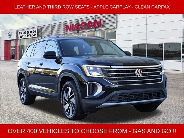 Black 2025 Volkswagen Atlas SE FWD with Technology SUV / Crossover Front-Wheel Drive 8-Speed Automatic