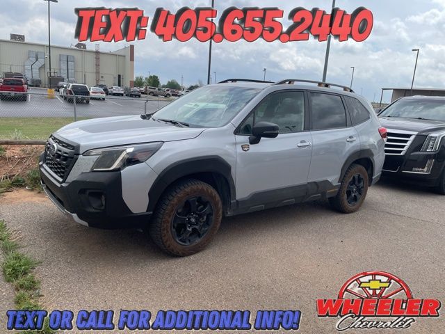 Ice Silver Metallic 2022 Subaru Forester Wilderness Crossover AWD SUV / Crossover All-Wheel Drive Continuously Variable Transmission