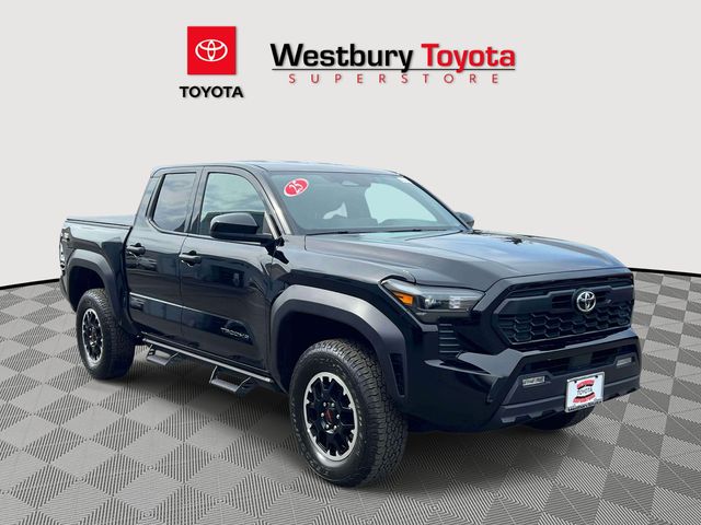 Black 2025 Toyota Tacoma TRD Off-Road Double Cab 4WD Pickup Truck Four-Wheel Drive 8-Speed Automatic