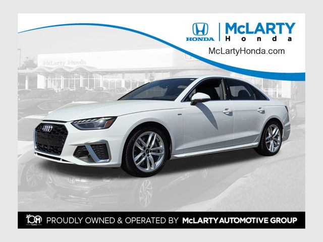 Arkona White 2024 Audi A4 quattro Premium Plus S Line 45 TFSI AWD Sedan All-Wheel Drive 7-Speed Automatic