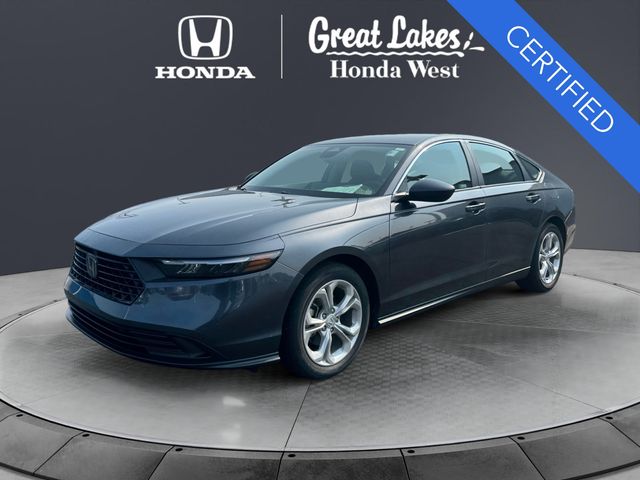 Meteorite Gray Metallic 2024 Honda Accord Sedan Front-Wheel Drive Continuously Variable Transmission