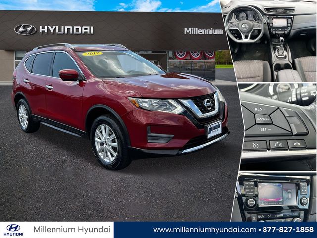 Red (Palatial Ruby) 2017 Nissan Rogue SUV / Crossover All-Wheel Drive Continuously Variable Transmission